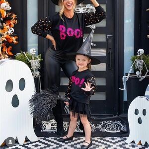 Kid + Adult matching Halloween Sweatshirts
